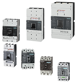 Автоматические выключатели Siemens SENTRON 3VL1/2/3/4/5/6/7/8 на токи до 1600 А